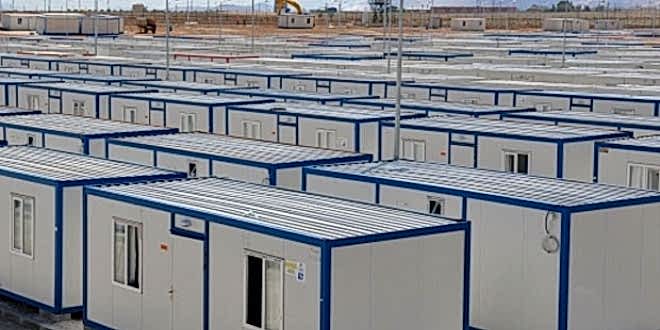 BAKI DEPREM BÖLGESİNE  KONTEYNER ALANLAR KURUYORUZ.
